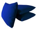Ver imagem 1 de Quite 3 Almofadas Encosto Sofá 80x60 Oxford Escolha a Cor - Azul