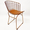 Ver imagem 5 de Kit 6 Cadeiras para cozinha BERTOIA cobre - Direto de Fábrica