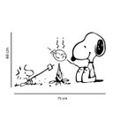 Ver imagem 2 de Adesivo de Parede Snoopy Piquenique Fogueira