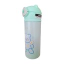 Ver imagem 2 de Garrafa Térmica de Ursinho Verde Infantil 420ml com Trava de Tampa e Canudo de Silicone