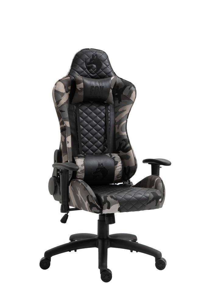 Cadeira Gamer Fox Racer Extreme C565 com Almofadas Reclinável Descanso de Braço - Camuflada - 1