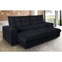 Ver imagem 1 de Sofá Retrátil e Reclinável 2,50m Suede Miami