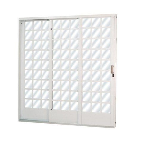 Porta de Aço de Correr 215x160cm Minas Sul MGM Abertura Esquerda Branco