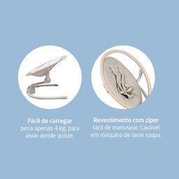 Cadeira de Descanso Bouncer Swing Cassia Classic Oat - Maxi-cosi - 3