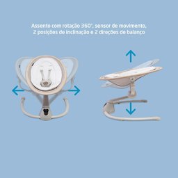 Cadeira de Descanso Bouncer Swing Cassia Classic Oat - Maxi-cosi - 4