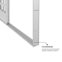 Ver imagem 6 de Porta de Aço de Correr 215x200cm Minas Sul MGM Abertura Direita Branco
