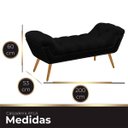 Ver imagem 4 de Recamier Estofada Casal King Size Ayla Veludo Preto
