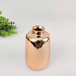 Vasinho Cobre Rose Gold Decorativo 14cm Vaso Decoração G - 2 Vasinho Cobre Rose Gold Decorativo 14cm Vaso Decoração G - 2