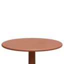 Ver imagem 5 de Mesa para Jardim Redonda 2 em 1 Tampo em Polietileno Estrutura em Plástico Terracota Simpla