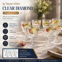 Ver imagem 4 de Jg Tacas Vidro Clear Diamond 315ml c/ 6 Pcs