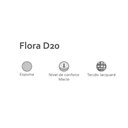 Ver imagem 2 de Colchão Casal Herval Espuma D20 Flora Liso (138x188x12) -