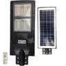Luminária Solar 240W LED Poste Rua Sensor Movimento Controle Casas Jardins Refletor - 1