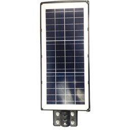 Luminária Solar 240W LED Poste Rua Sensor Movimento Controle Casas Jardins Refletor - 6