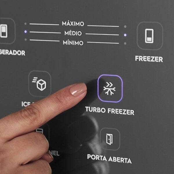 Geladeira Refrigerador Electrolux Freench Door Frost Free 579L DM84X 220V - 5
