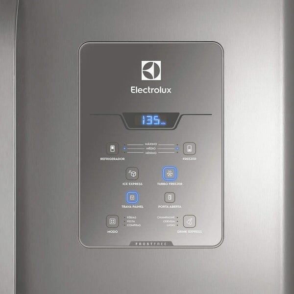 Geladeira Refrigerador Electrolux Freench Door Frost Free 579L DM84X 220V - 4