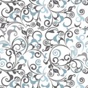 Ver imagem 2 de Papel de Parede Abstrato Azul e Cinza Arte Destaque 3,50 Metros