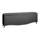 Ver imagem 1 de Calçadeira Sapateira Baú Holanda 1,95 Linho Cinza Escuro - Star Confort