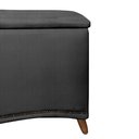 Ver imagem 4 de Calçadeira Sapateira Baú Holanda 1,95 Linho Cinza Escuro - Star Confort