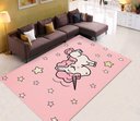 Ver imagem 2 de Tapete Infantil 1,00m X 1,40m Estampas Temáticas Quarto Kids Antiderrapante 100% Poliéster