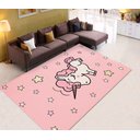 Ver imagem 2 de Tapete Infantil 1,00m X 1,40m Estampas Temáticas Quarto Kids Antiderrapante 100% Poliéster