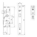 Ver imagem 2 de Fechadura 3f Porta Aluminio Estreita Espelho 522/116 Branco