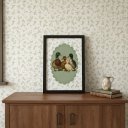 Ver imagem 3 de Quadro Decor Família Patinhos Vintage 24x18cm Mold Branca