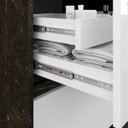 Ver imagem 4 de Gabinete de Banheiro 90cm sem Cuba Ref 920 Cewal - Arenito/branco