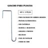 3 Suporte Gancho P/ Pendurar Planta Caibro 1 Metro 8cm Abert - 2