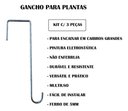Ver imagem 2 de 3 Suporte Gancho P/ Pendurar Planta Caibro 1 Metro 8cm Abert