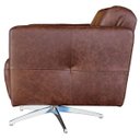 Ver mais imagens de Kit 4 Poltronas Giratória para Sala de Estar Astana Couro Tabaco - Gran Belo