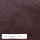 Ver imagem 4 de Kit 4 Poltronas Giratória para Sala de Estar Astana Couro Tabaco - Gran Belo