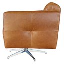 Ver mais imagens de Kit 4 Poltronas Giratória para Sala de Estar Astana Couro Marrom - Gran Belo