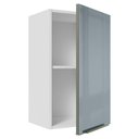 Ver imagem 6 de Armário Aéreo Madesa Lux 40 cm 1 Porta Branco/Cinza