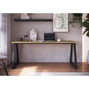 Ver imagem 1 de Mesa Escrivaninha para Escritório 160cm Linha Concept Artesano