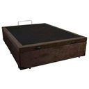 Ver imagem 6 de Cama Box Baú Casal Suede Mega Cama 138x188x45 Marrom