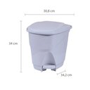 Ver imagem 2 de Lixeira de Pedal LP1 CZ2 34 x 34,2 x 30,8 cm - Astra