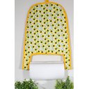 Ver imagem 2 de Porta Papel Toalha Tecido Dupla Face - Flor de Girassol