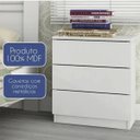 Ver imagem 4 de Mesa de Cabeceira 3 Gavetas Veronna Tcil Móveis