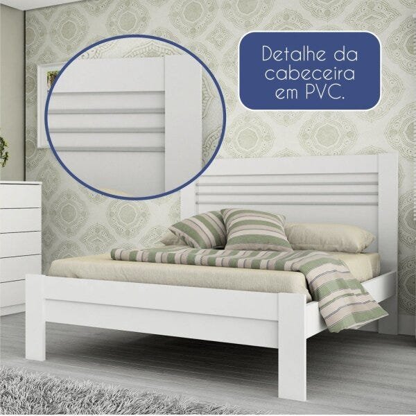 Cama Casal MDF Safira - 5