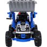 Trator Carrinho Escavadeira Infantil Azul 12V BELFIX - 3