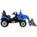 Ver imagem 4 de Trator Carrinho Escavadeira Infantil Azul 12V BELFIX