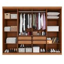 Ver imagem 4 de Guarda-Roupa Imperial Espresso Moveis Marrom/Cinamomo/Off White Arenas