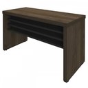 Ver imagem 2 de Mesa para Escritório com Apoio Charuto/Preto - Artany Móveis