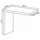 Ver imagem 5 de Mesa para Escritório com Apoio Charuto/Preto - Artany Móveis