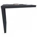 Ver imagem 3 de Mesa para Escritório com Apoio Charuto/Preto - Artany Móveis