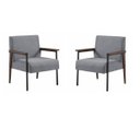 Ver imagem 1 de Conjunto de 2 Poltronas Decorativa Fontana Cinza