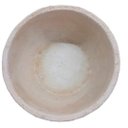 Ver imagem 3 de Kit Cachepots em Cimento Vaso Decoração Beje Detalhado 2 Pç