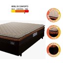 Ver imagem 3 de Cama Box Casal Colchão Espuma D33 Pillow Top 138x188x57cm