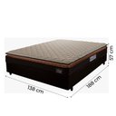 Ver imagem 5 de Cama Box Casal Colchão Espuma D33 Pillow Top 138x188x57cm