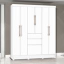 Ver imagem 2 de Guarda Roupa Brunella 7 Portas 2 Gavetas Branco J&A Móveis